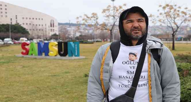 6 yıldır göremediği oğlu için Türkiye'yi yürüyerek dolaşıyor