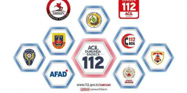 Samsun'da 2021 yılında 1 milyon 623 bin acil çağrı kabul edildi