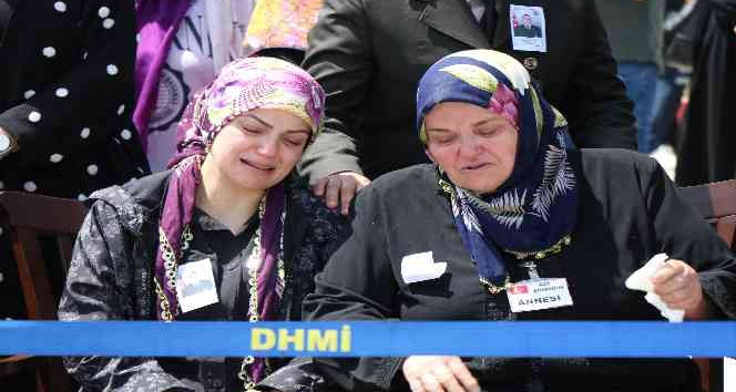 Samsun şehidini gözyaşları içinde karşıladı