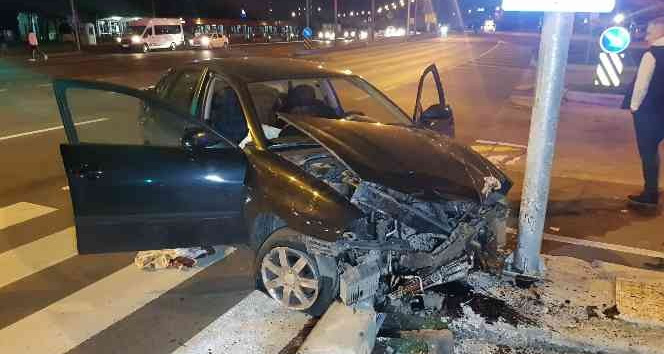 Samsun'da trafik kazası: 2 yaralı