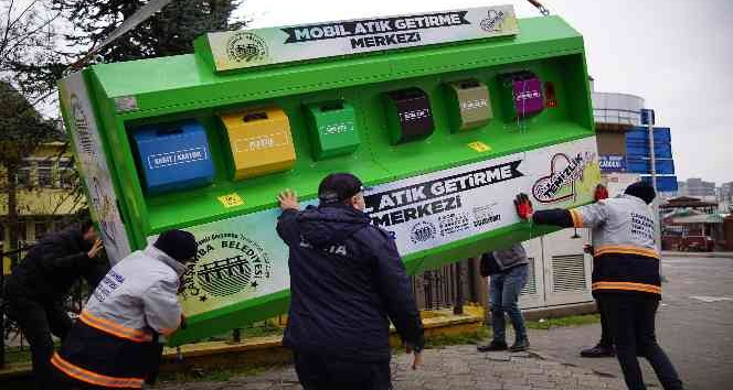 Çarşamba'ya mobil atık getirme merkezi