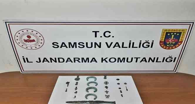 Samsun'da çok sayıda tarihi eser ele geçirildi