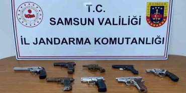 Samsun'da jandarmadan silah kaçakçılığı operasyonu: 1 gözaltı