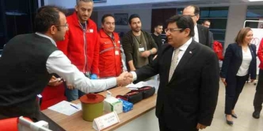 Adliye çalışanlarından kan bağışı seferberliği