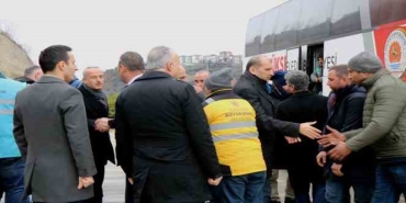 Deprem bölgesindeki ekipler Samsun'a 6 depremzede ile birlikte döndü