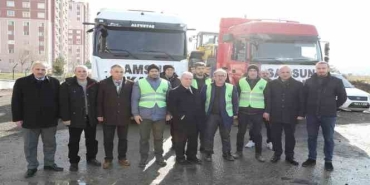 İlkadım'dan deprem bölgesine 27 araçlık destek