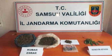 Samsun'da jandarmadan uyuşturucu operasyonu: 3 gözaltı