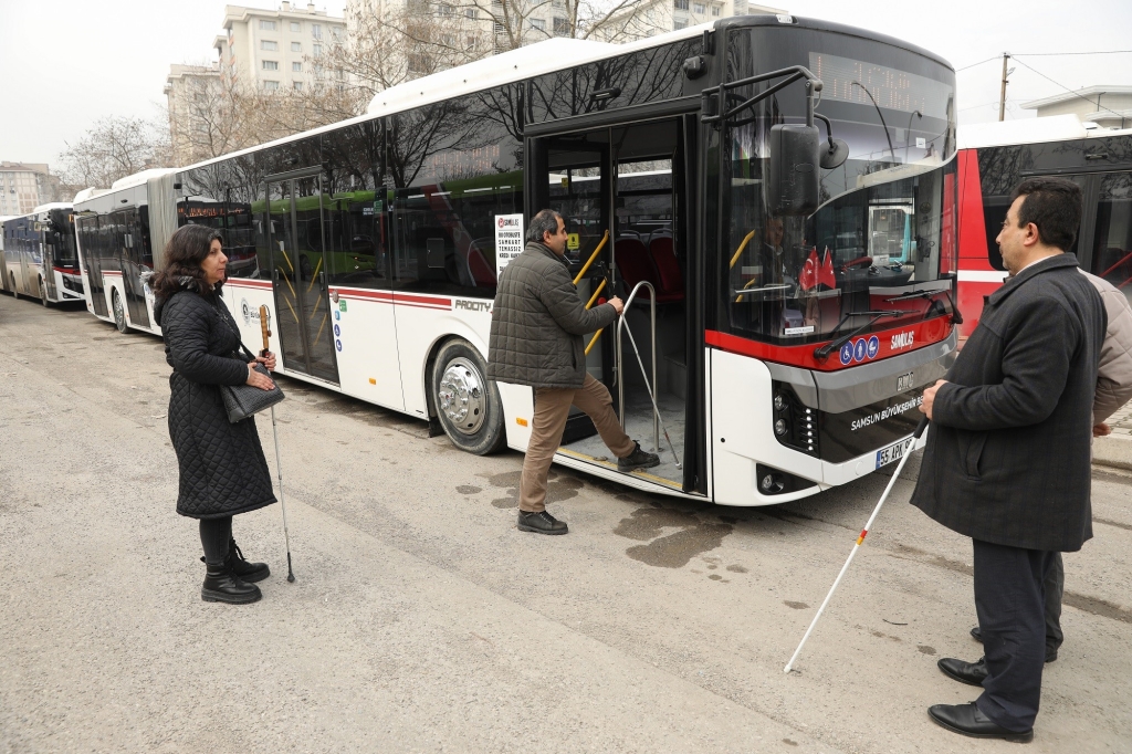 Samsun'da toplu taşımada engelli bireyler için yeni düzenleme