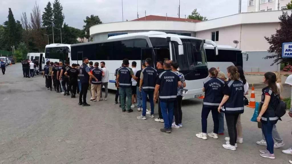 Samsun'da Yasa Dışı Bahis Operasyonu: 40 Gözaltı, 19 Tutuklama