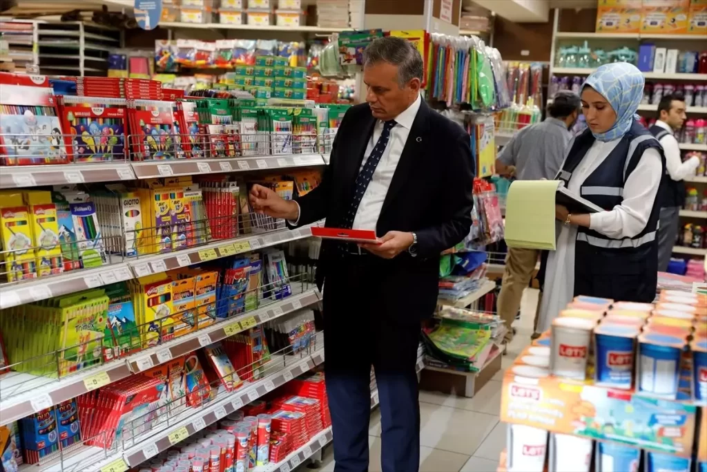 Samsun'da Kırtasiye Ürünleri Denetimi Yapıldı