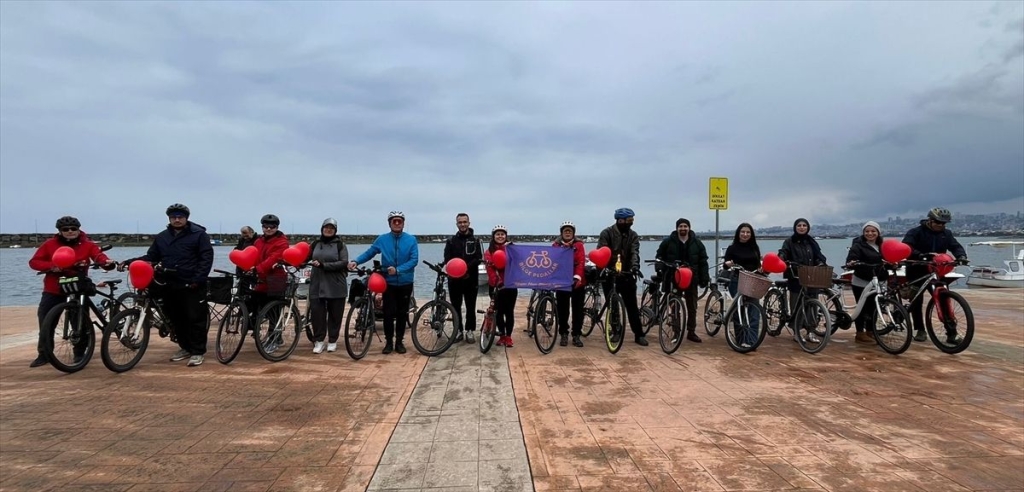 Bilge Pedallar kalp sağlığı haftasında sağlık için pedal çevirdi