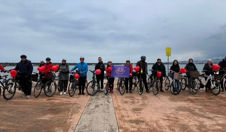 Bilge Pedallar kalp sağlığı haftasında sağlık için pedal çevirdi