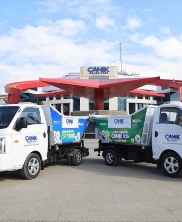 Canik Belediyesi araç filosuna çöp taksilerini ekledi