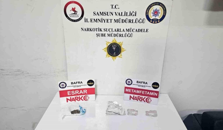 Bafra'da uyuşturucu operasyonunda 1 tutuklama