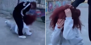 Kız öğrenciyi okul bahçesinde darp ettiler: Kafasını defalarca yere vurdu,