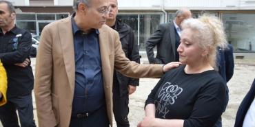 MHP Genel Başkan Yardımcısı Topsakal, selden etkilenen Havza