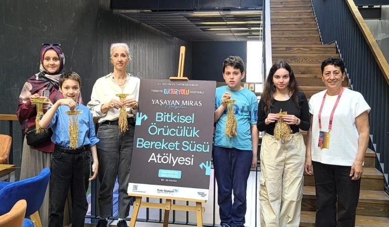 Bafra pirincinin başakları bereket süsü oldu