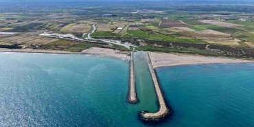 Çarşamba Dumanlı Denize Çıkış Yapısı tamamlandı