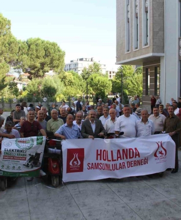 Avrupa’dan Samsun’a engelleri aşan dayanışma: 113 engellinin araç sevinci