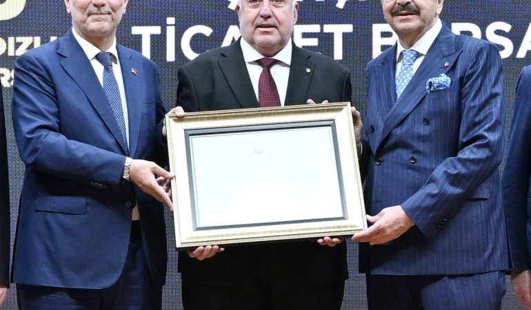 Çarşamba Ticaret Borsası 5 Yıldızlı Statüsünü Yeniden Kazandı
