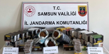 Jandarmadan kaçak tütün operasyonu