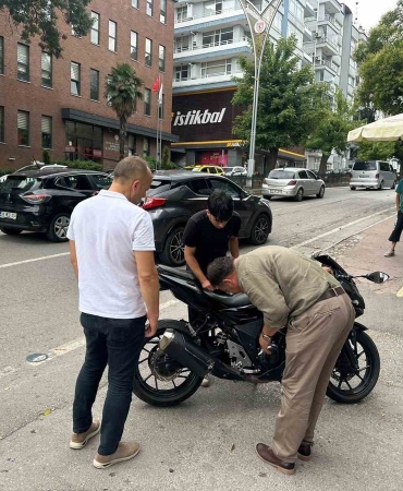 Samsun’da motosiklet SUV araca çarptı: 1 yaralı