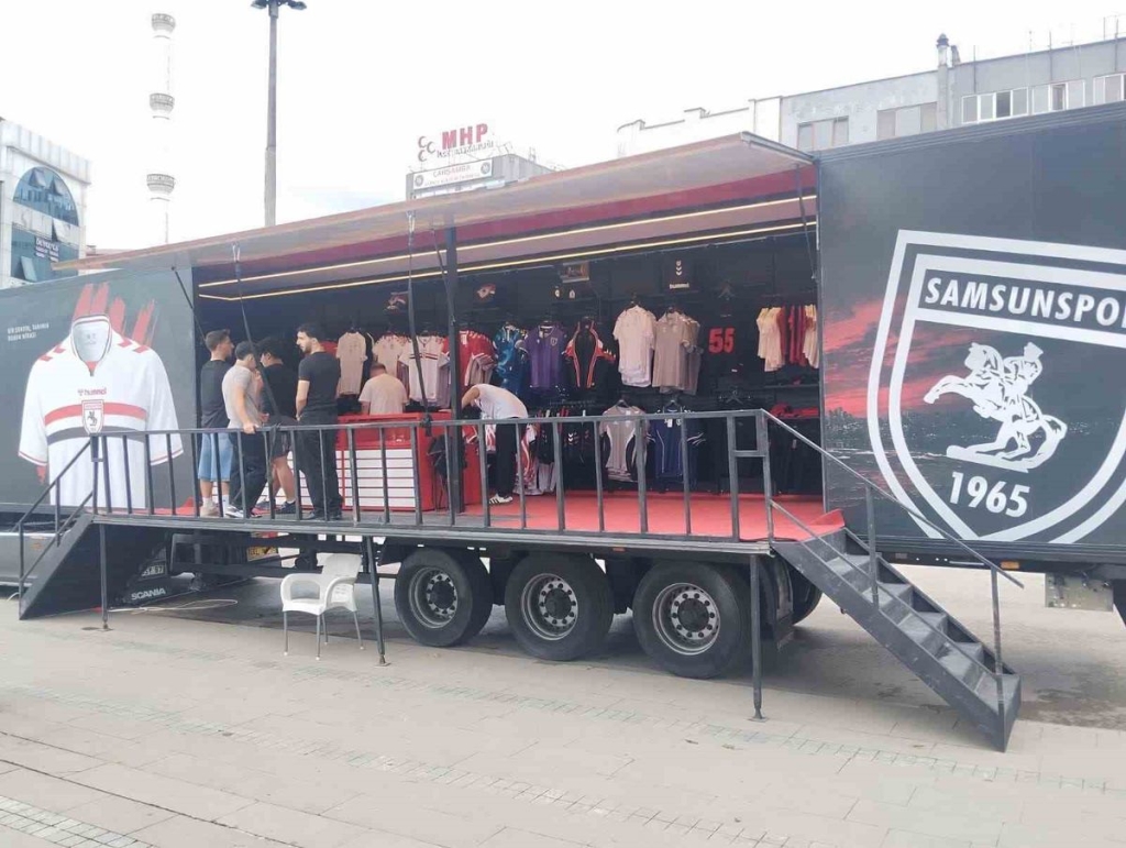 Samsunspor tırı Çarşamba’da