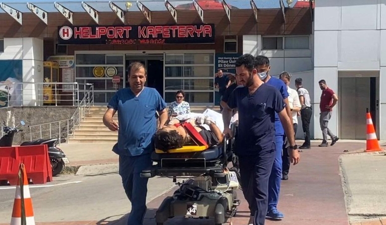 Vurulan gemideki iki yaralı mürettebat Samsun