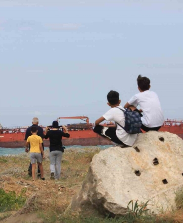 Dron saldırısına uğrayan tanker Samsun
