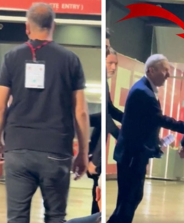 Kolundan çekip durdurdu! Aziz Yıldırım