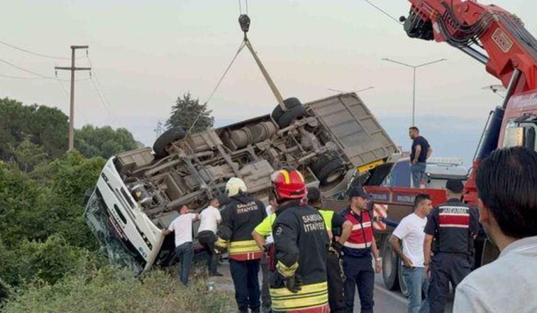 Samsun yolcu otobüsü kazası SON DAKİKA! Samsun’da özel halk otobüsü kazasında kaç yaralı var, ölü var mı?