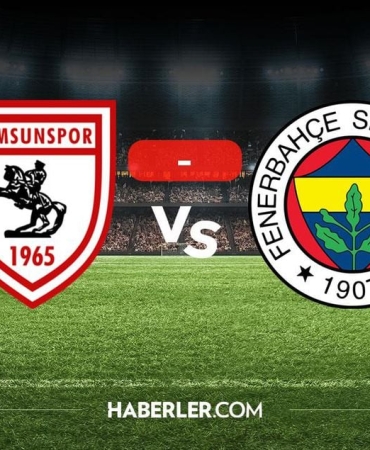 Samsunspor Fenerbahçe maçı kaç kaç? MAÇ SONUCU! Samsunspor Fenerbahçe golleri kim attı, canlı maç anlatımı!