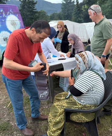 Çarşamba’da mevsimlik tarım işçilerine sağlık taraması