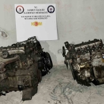 Samsun’da 3 gümrük kaçağı otomobil motoru ele geçirildi