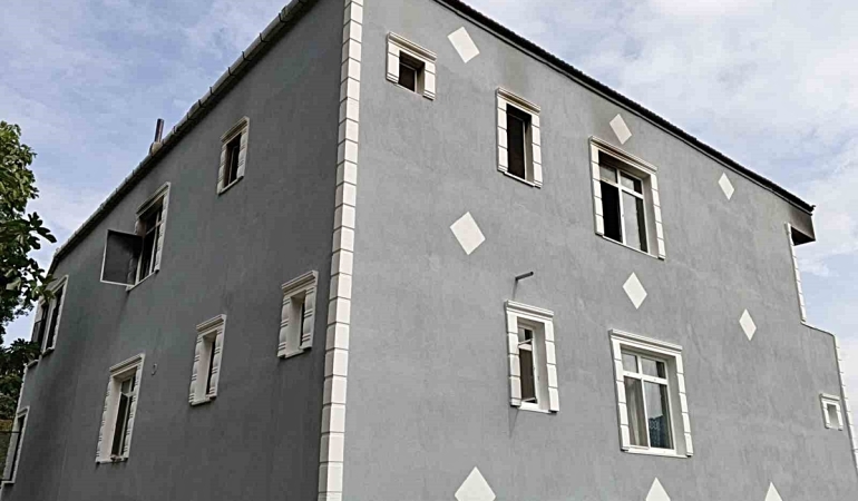 Samsun’da ev yangını