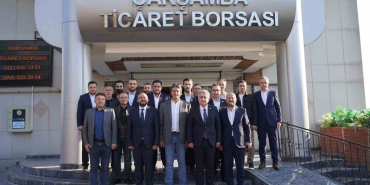 Çan ve Solakoğlu, Çarşamba Ticaret Borsası yönetimine başarı dilekleri iletti