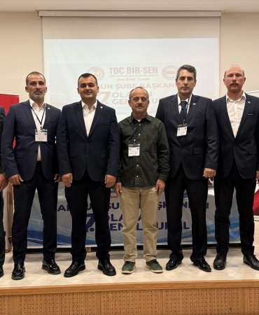 Dr. Ahmet Geçer, TOÇ BİR-SEN Samsun Şubesi başkanlığına yeniden seçildi