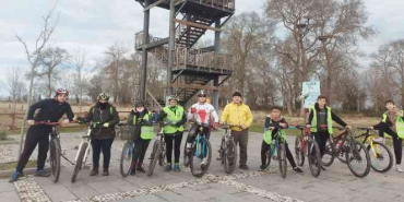 Bisikletliler Kızılırmak Deltası'na pedal çevirdi