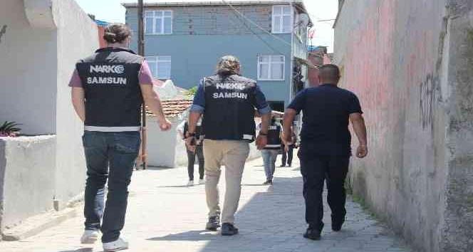Samsun'da uyuşturucu operasyonu: 7 gözaltı