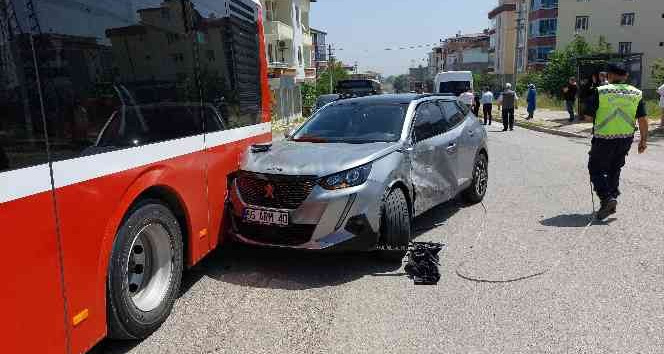 Samsun'da zincirleme trafik kazası: 1 yaralı