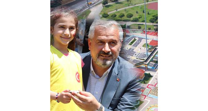 Bafra'ya çocuk trafik eğitim parkı