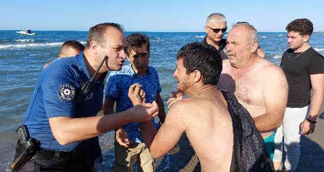 Denizde kaybolduğu sanılan çocuk karada sağ bulundu