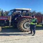 Samsun'da kusurlu 457 tarım aracı trafikten men edildi