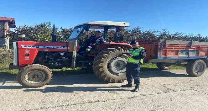 Samsun'da kusurlu 457 tarım aracı trafikten men edildi