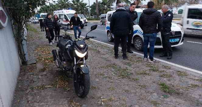 Samsun'da motosiklet kazası:1 yaralı