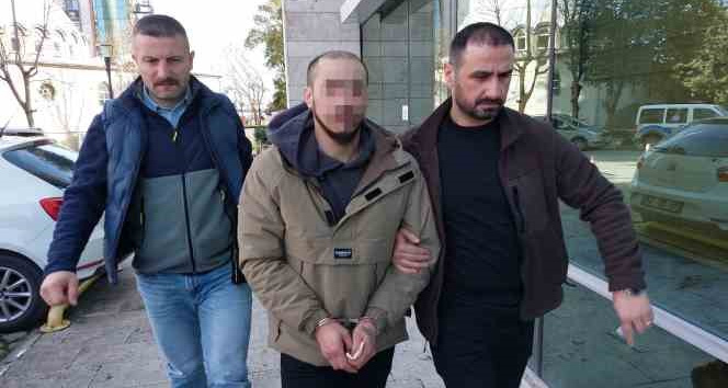 Samsun'da otomobil gasbına gözaltı