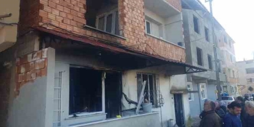 Samsun'da sızıntı yapan tüp patladı