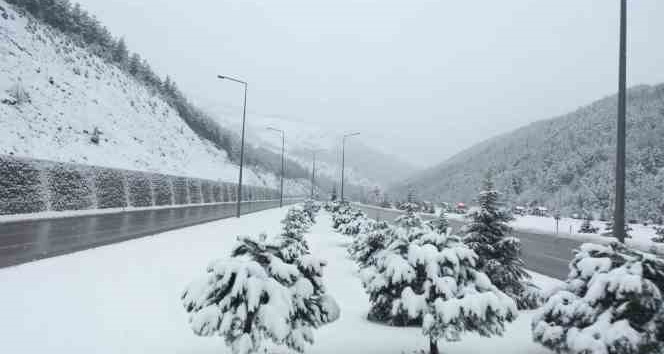 Samsun'un yüksek kesimlerinde yoğun kar