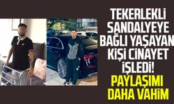 Tekerlekli sandalyeli cinayet! Üstüne mesaj paylaştı
