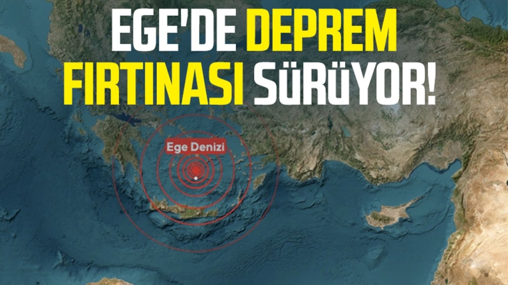 Ege'de deprem fırtınası sürüyor! - Samsun Haber, Samsun Son Dakika Haberleri